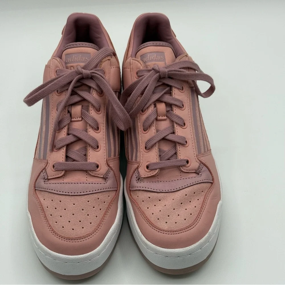 Adidas Forum Low Pink Suede Womens Sneakers Size 10